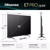 Hisense 75E77Q PRO 190.5 cm (75 collas) 4K Ultra HD Smart TV Wi-Fi Melns
