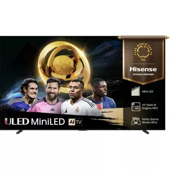 Hisense 100U7Q 2.54 m (100 collas) 4K Ultra HD Smart TV Wi-Fi Melns