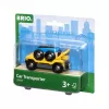Ravensburger BRIO modeļa dzelzceļa automašīnu transportētājs — 2 gab., melns/zils/dzeltens