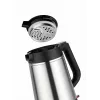 Unold 18715 elektriskā tējkanna 1,5 L 1800 W melna, nerūsējošais tērauds