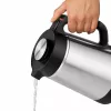 Unold 18715 elektriskā tējkanna 1,5 L 1800 W melna, nerūsējošais tērauds