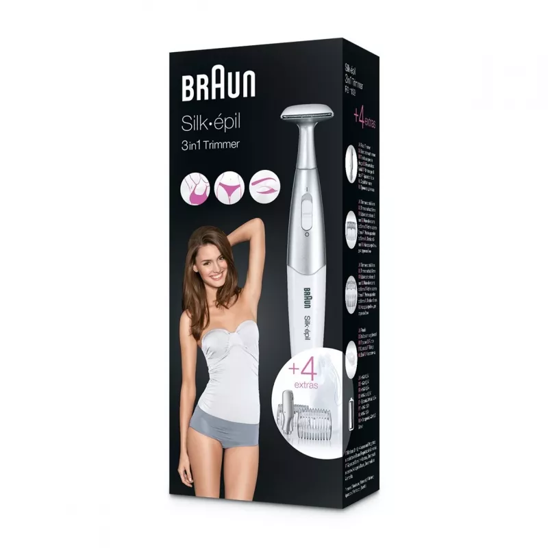 Braun Silk-épil FG 1100 Sudrabains, Balts