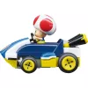 Radio vadāma rotaļu automašīna CARRERA Mario Kart Mini RC – Toad Paperbox, 2,4 GHz