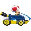 Radio vadāma rotaļu automašīna CARRERA Mario Kart Mini RC – Toad Paperbox, 2,4 GHz