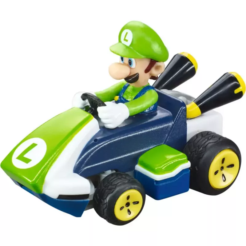 Radio vadāms auto CARRERA Mario Kart Mini 2.4GHz – Luigi Paperbox