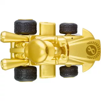 Radio vadāma CARRERA Mario Kart Mini RC — Mario Gold Gold, 2,4 GHz, papīra kaste