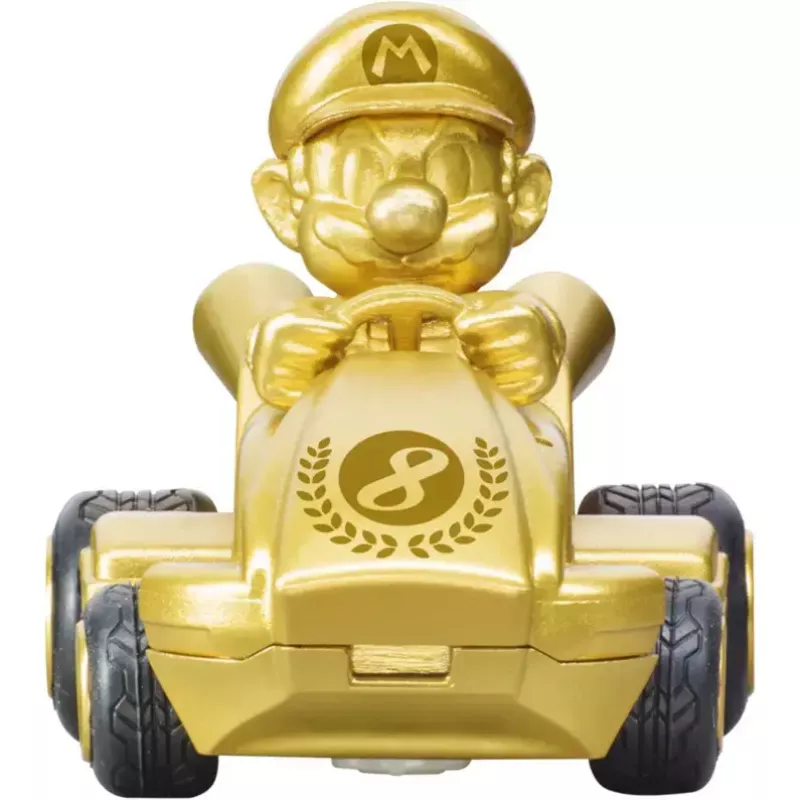 Radio vadāma CARRERA Mario Kart Mini RC — Mario Gold Gold, 2,4 GHz, papīra kaste