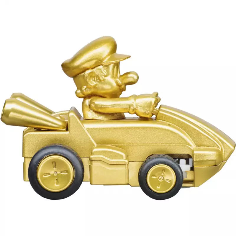 Radio vadāma CARRERA Mario Kart Mini RC — Mario Gold Gold, 2,4 GHz, papīra kaste