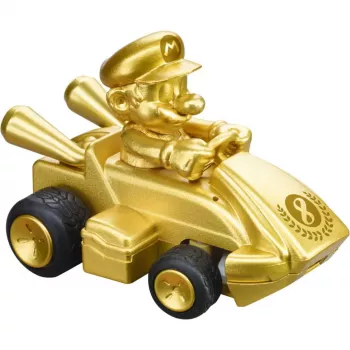 Radio vadāma CARRERA Mario Kart Mini RC — Mario Gold Gold, 2,4 GHz, papīra kaste