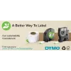 DYMO Authentic D1 Izturīgas uzlīmes | Melna druka uz balta lentes | 12 mm x 5,5 m | Augstas veiktspējas uzlīmju lente priekš LabelManager uzlīmju printeriem