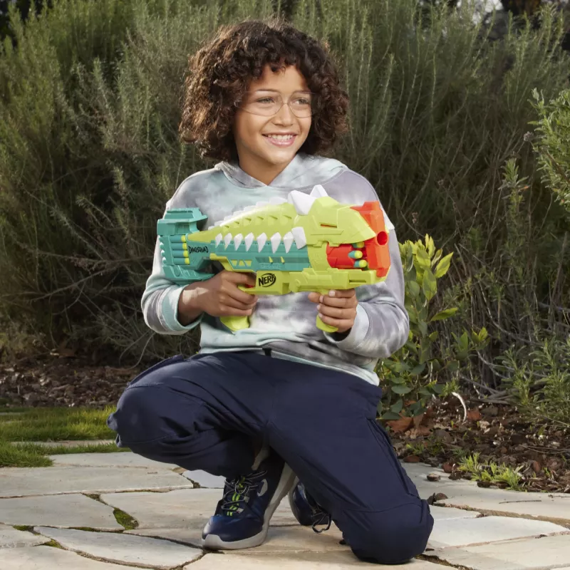 Nerf DinoSquad Armorstrike, Rotaļu ierocis, 8 gadi, 99 gadi, Dinozaurs, 1 kg