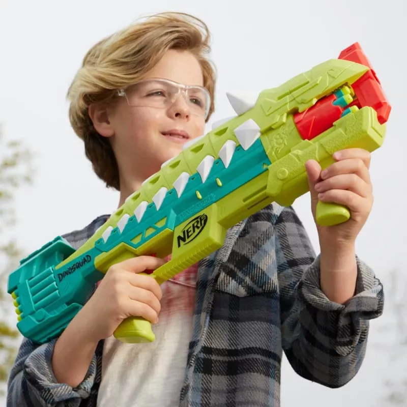 Nerf DinoSquad Armorstrike, Rotaļu ierocis, 8 gadi, 99 gadi, Dinozaurs, 1 kg