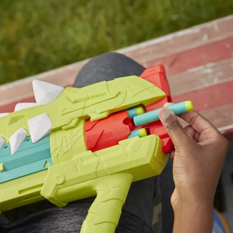 Nerf DinoSquad Armorstrike, Rotaļu ierocis, 8 gadi, 99 gadi, Dinozaurs, 1 kg