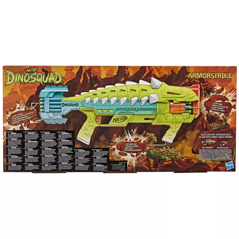 Nerf DinoSquad Armorstrike, Rotaļu ierocis, 8 gadi, 99 gadi, Dinozaurs, 1 kg