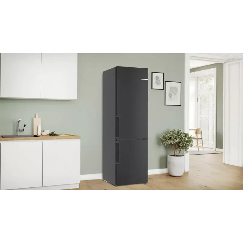 Bosch KGN39VXAU ledusskapis-saldētava Brīvi stāvošs 363 L Melns