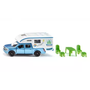 Car Siku Ford F150 Metal Plastic Blue zaļa balta 3+ years
