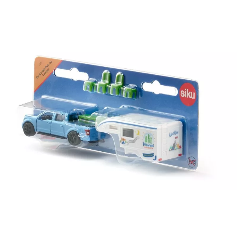Car Siku Ford F150 Metal Plastic Blue zaļa balta 3+ years