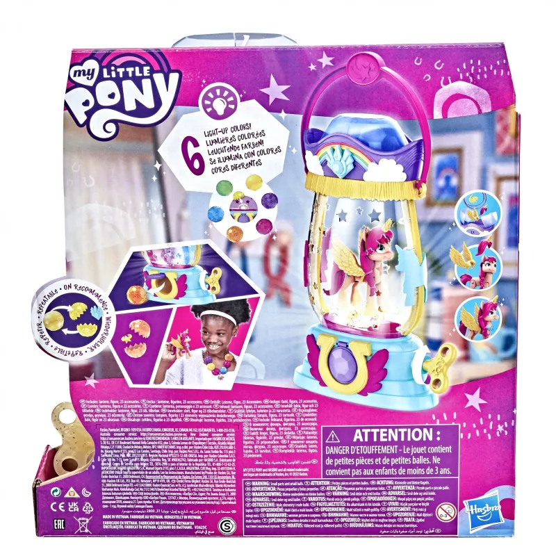 My Little Pony: A New Generation Movie Sparkle Reveal Lantern Sunny Starscout - gaismas rotaļlieta ar 25 detaļām un pārsteigumiem
