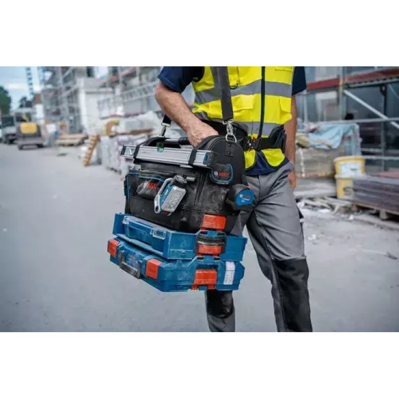Bosch GWT 20 melns zils polikarbonāts PC platums 430 mm dziļums 230 mm augstums 340 mm