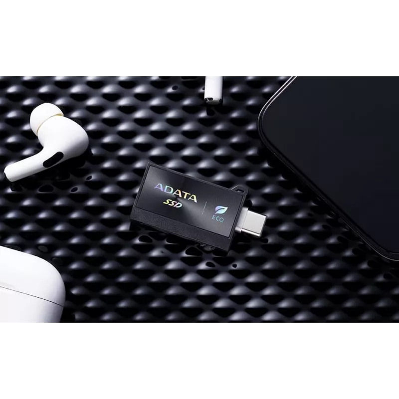 ADATA SC730 512 GB USB Type-C 3.2 Gen 2 (3.1 Gen 2) Melns