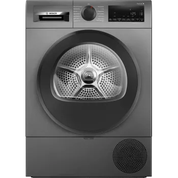 Bosch Serie 6 WQG243DR10 veļas žāvētājs Brīvstāvošs Ielādēšana no priekšas 9 kg Pelēks