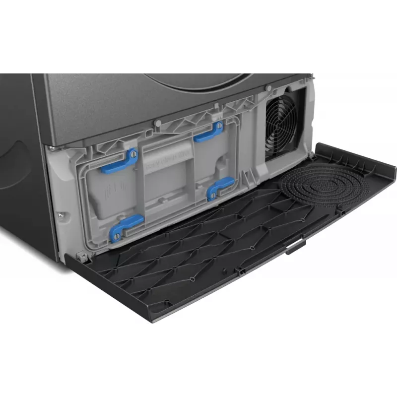 Bosch Serie 6 WQG243DR10 veļas žāvētājs Brīvstāvošs Ielādēšana no priekšas 9 kg Pelēks