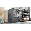 Bosch Serie 6 WQG243DR10 veļas žāvētājs Brīvstāvošs Ielādēšana no priekšas 9 kg Pelēks