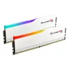 G.SKILL Ripjaws M5 RGB DDR5 32GB (2x16GB) 6800 MT/s CL34 balta Dual Kit F5-6800J3445G16GX2-RM5RW