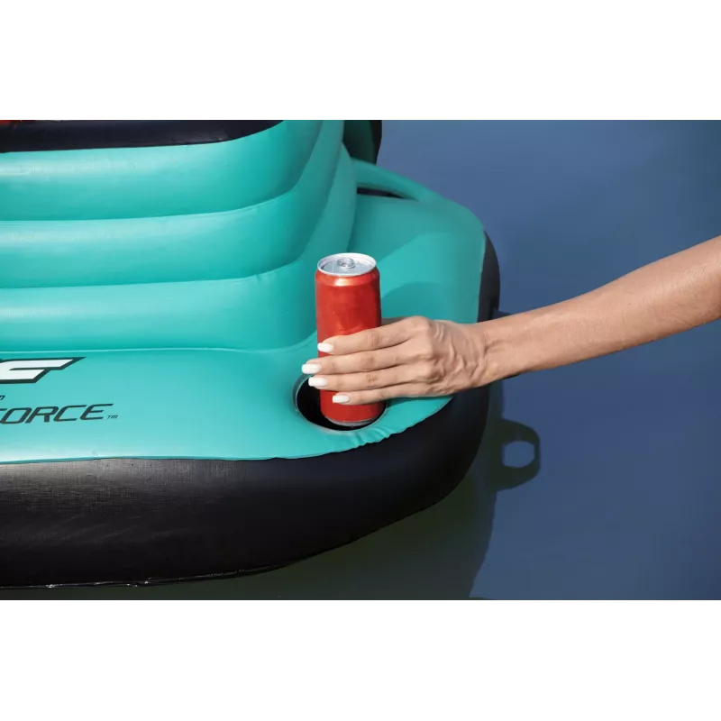 Bestway 43191 dzesētāja kaste 49 L melna, pelēka, oranža