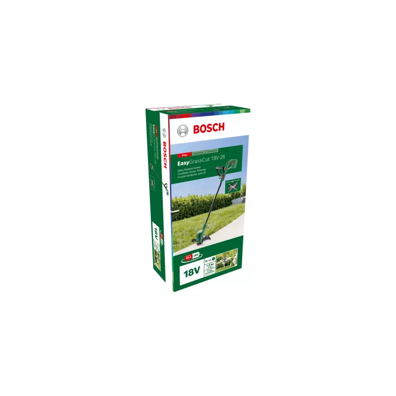 Bosch EasyGrassCut 18V-26 26 cm akumulatora melns, zaļš