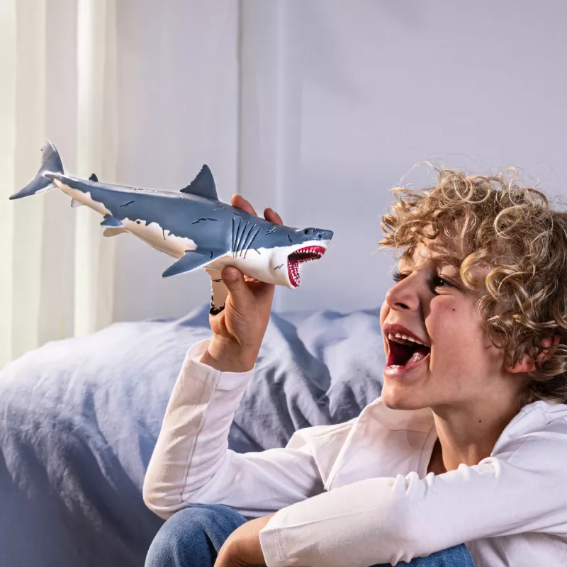 schleich Dinosaurs Megalodon, 4 gadi, Zemes iekarošana, Dinozauri un vulkāns, Daudzkrāsains