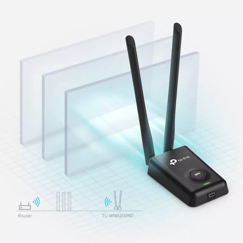 TP-Link TL-WN8200ND tīkla karte WLAN 300 Mbit/s