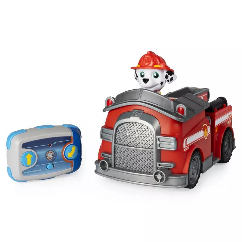 PAW Patrol , Marshall tālvadības ugunsdzēsēju mašīna ar divvirzienu stūrēšanu, bērniem no 3 gadu vecuma