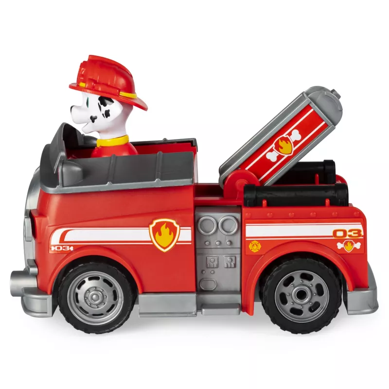 PAW Patrol , Marshall tālvadības ugunsdzēsēju mašīna ar divvirzienu stūrēšanu, bērniem no 3 gadu vecuma