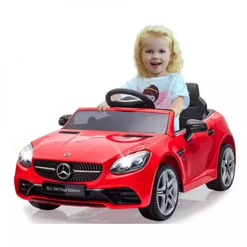 Miniauto Jamara Mercedes-Benz SLC ar bateriju 12V sarkans