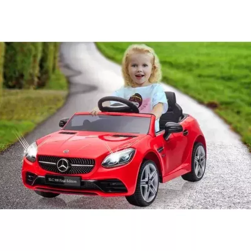 Miniauto Jamara Mercedes-Benz SLC ar bateriju 12V sarkans