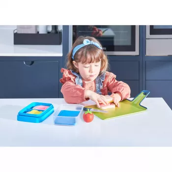 Sviestmaižu gatavošanas komplekts joseph joseph Go Eat 75550 — pārnēsājama, videi draudzīga sviestmaižu kastīte un galda piederumi