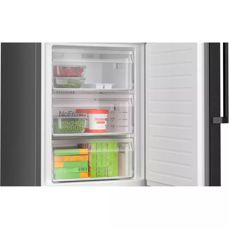 Bosch Serie 4 KGN39VXCT ledusskapis-saldētava Brīvstāvoša 363 L Pelēka