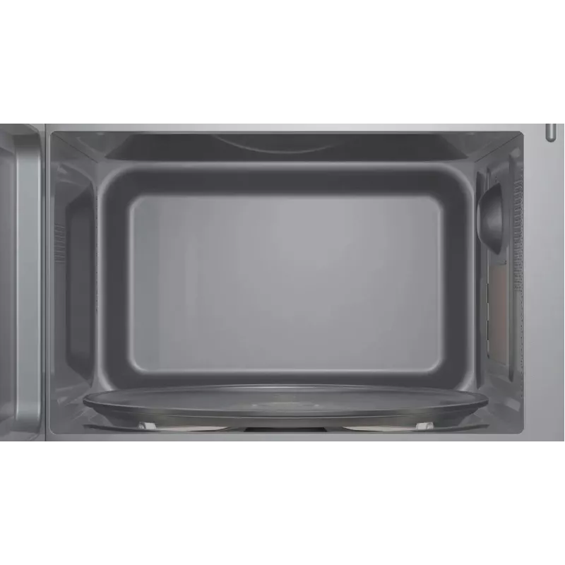 Bosch Serie 2 FFL020MS2 mikroviļņu krāsns Melns, Nerūsējošais tērauds Solo mikroviļņu krāsns Novietojama uz galda 20 L 800 W