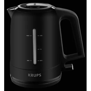 Krups BW2448 elektriskā tējkanna 1,6 L Melna