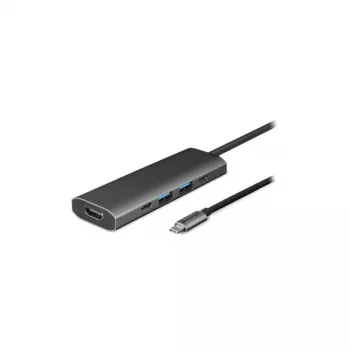 Mobilās ierīces dokstacija Chieftec DSC-502 USB Type-C pelēka