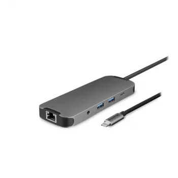 Docking Station Chieftec DSC-901 USB Type-C pelēka 134mm 49mm 15mm 89.3g