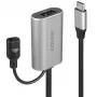 Lindy 5m USB 3.2 Gen 1 C/A aktīvais pagarinātājs, 5 m, USB C, USB A, USB 3.2 Gen 1 (3.1 Gen 1), Sudraba
