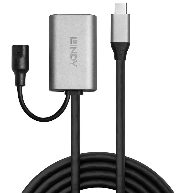 Lindy 5m USB 3.2 Gen 1 C/A aktīvais pagarinātājs, 5 m, USB C, USB A, USB 3.2 Gen 1 (3.1 Gen 1), Sudraba
