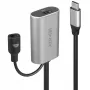 Lindy 5m USB 3.2 Gen 1 C/C Active Extension, 5 m, USB C, USB C, USB 3.2 Gen 1 (3.1 Gen 1), 5 Gbit/s, Melns