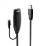 Lindy 10m USB 3.0 Active Extension, 10 m, USB A, USB A, USB 3.2 Gen 1 (3.1 Gen 1), 5 Gbit/s, melns