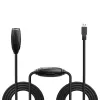Lindy 10m USB 3.0 Active Extension, 10 m, USB A, USB A, USB 3.2 Gen 1 (3.1 Gen 1), 5 Gbit/s, melns