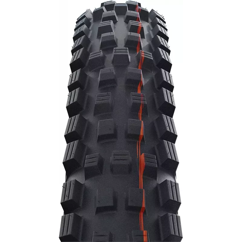 Riepa velosipēdam Schwalbe Magic Mary Super Gravity — melna/bronza