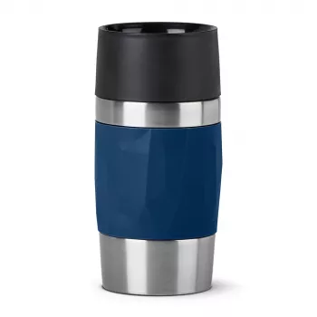 EMSA Travel Mug Compact 300 ml zila, nerūsējošais tērauds