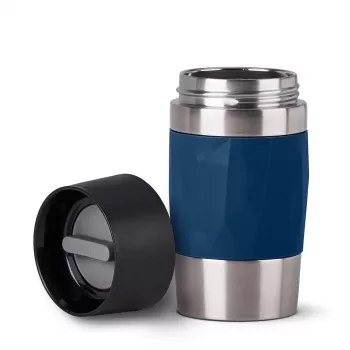 EMSA Travel Mug Compact 300 ml zila, nerūsējošais tērauds